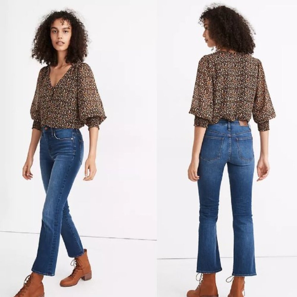 Madewell cali demi boot lockwood wash size 24